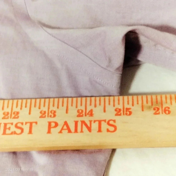 Lauren Ralph Lauren Men's Sz 16 1/2 Button Down Shirt Lavender Long Sleeves - Picture 7 of 11